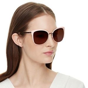 kate spade Genice Pink Gold Cat-Eye Sunglasses